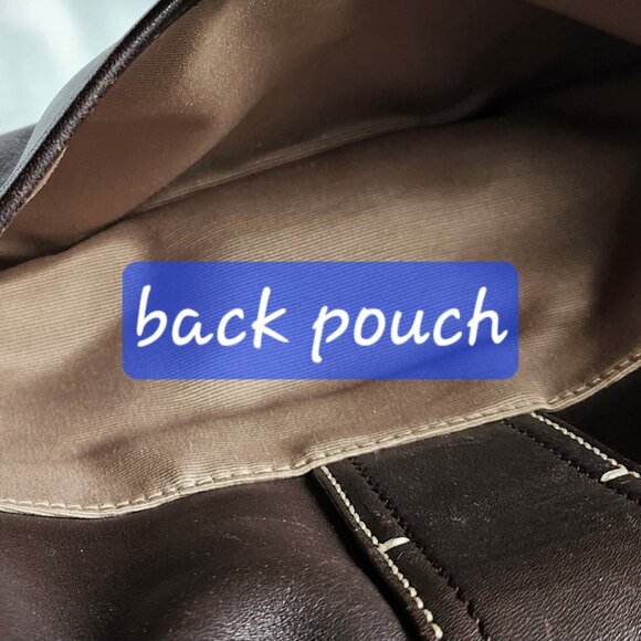 Coach Vintage Brown Leather SoHo Shoulder Bag Brown - Picture 4 of 8